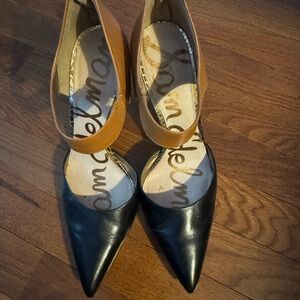 Sam Edelman Black and Brown Heels